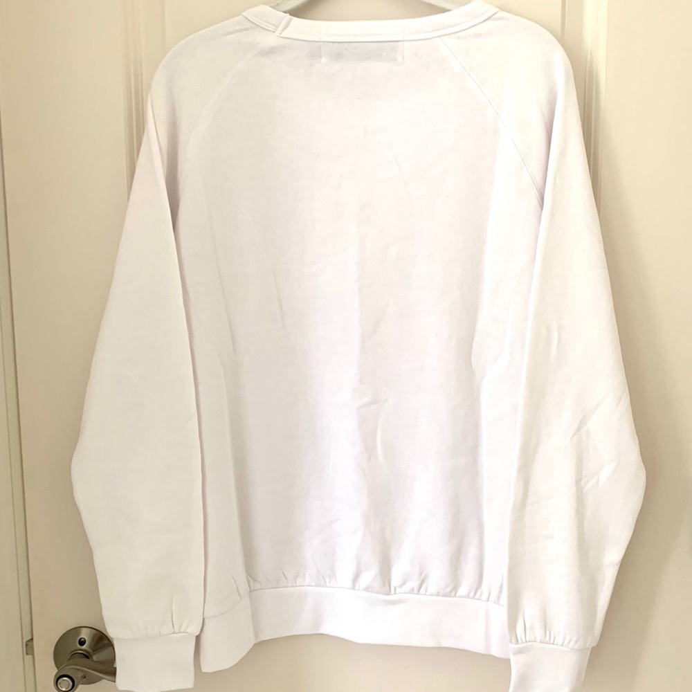 The Laundry Room white Open Heart Sweatshirt Small - Picture 5 of 13